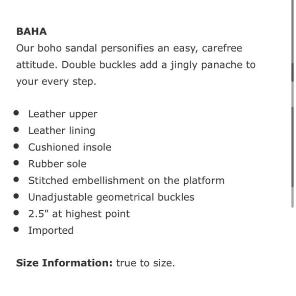 NWT J/SLIDES BAHA Tan Leather Sandal - Picture 4 of 14